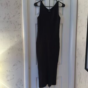 Black sweater dress for women